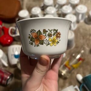 Floral Patterned Ceramic sugar Bowl